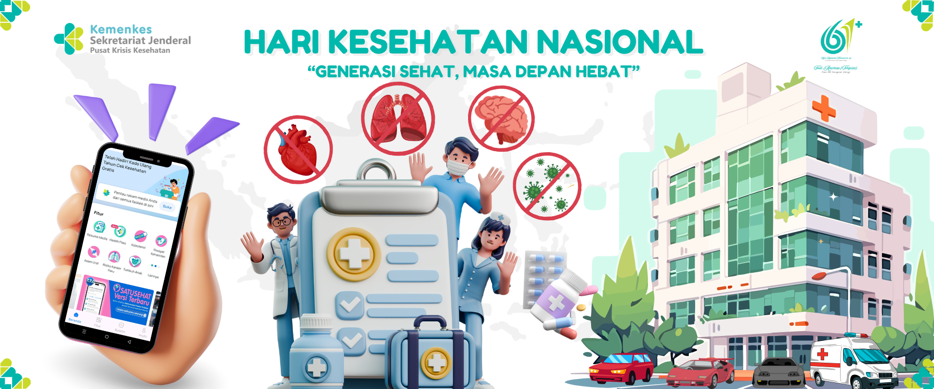 Selamat Hari Kesehatan Nasional ke 61